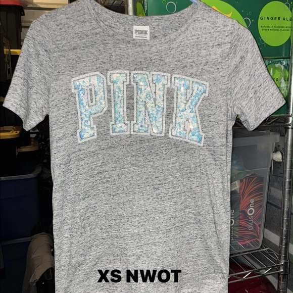 PINK Victoria's Secret Tops - PINK Victoria's Secret Bling Tee HTF!